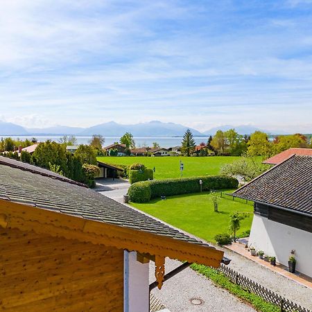 Chalet Am See - Seeblick Bergblick Modern Charmant Neu Seeon Seebruck Bagian luar foto
